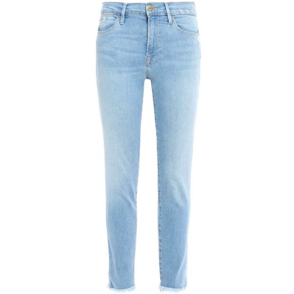 💕FRAME💕 Le High Skinny Micro Shredded Hem Jeans - Picture 7 of 16